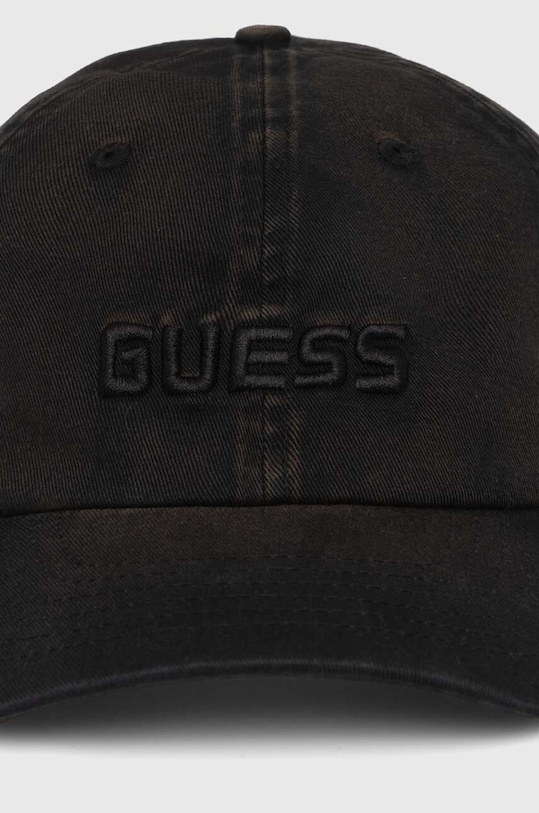 Хлопковая кепка Guess Z4YZ03.WO07T чёрный AW24