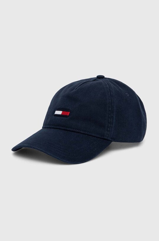 Tommy Jeans czapka z daszkiem aplikacja granatowy AM0AM12427