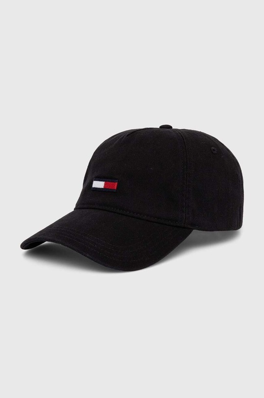 Tommy Jeans czapka z daszkiem aplikacja czarny AM0AM12427