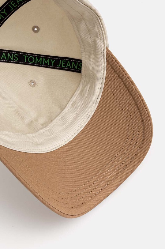 Tommy Jeans czapka z daszkiem bawełniana beżowy AM0AM12894