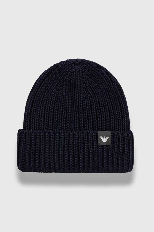 Emporio Armani caciula de lana uni bleumarin 627449.4F565