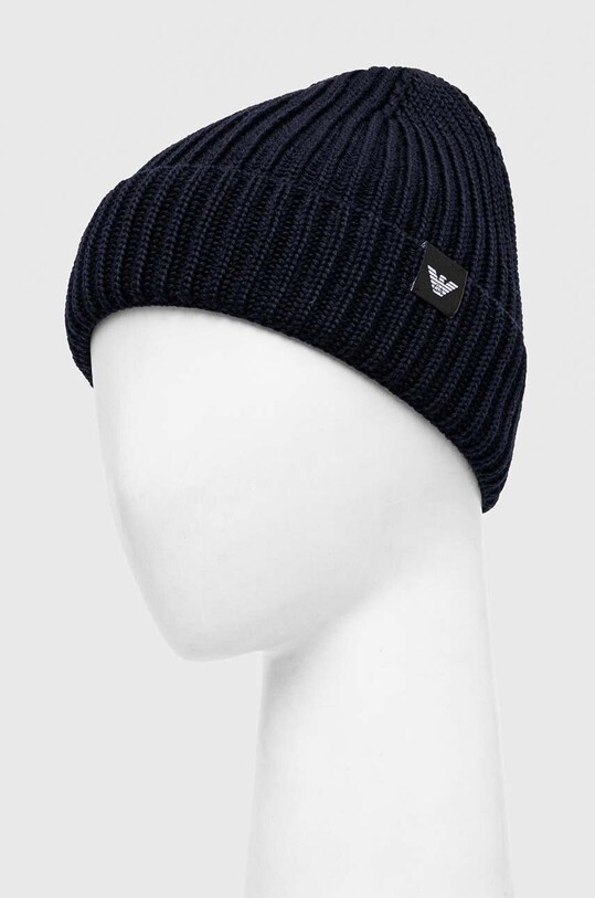 Emporio Armani caciula de lana 627449.4F565 bleumarin AW24