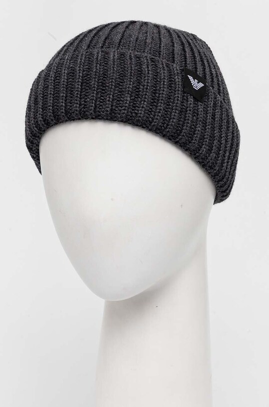 Doplňky Vlněná čepice Emporio Armani 627449.4F565 šedá
