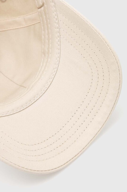Pamučna kapa sa šiltom Drôle de Monsieur La Casquette Slogan bež PERM.CP151.CO138.MT