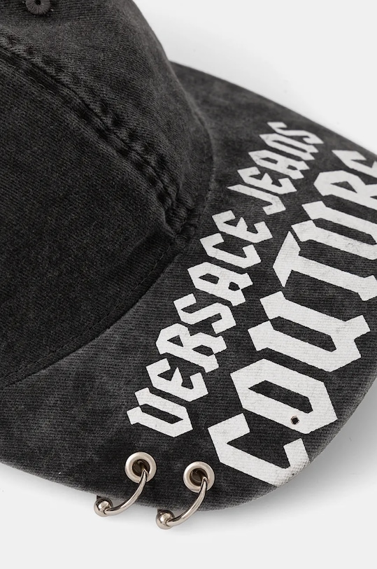 Хлопковая кепка Versace Jeans Couture чёрный 77GAZK44.ZG295