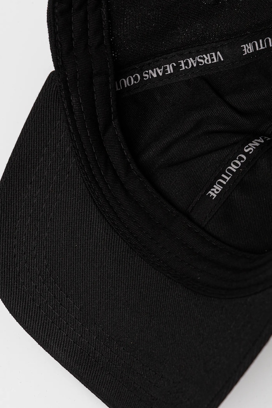 Versace Jeans Couture șapcă de baseball din bumbac negru 77GAZK43.ZG304