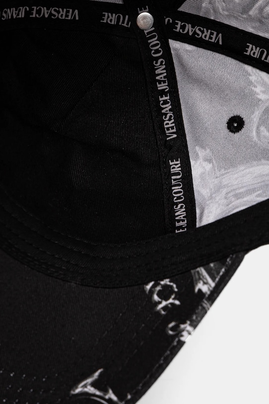 Versace Jeans Couture șapcă de baseball din bumbac negru 77GAZK10.ZG294