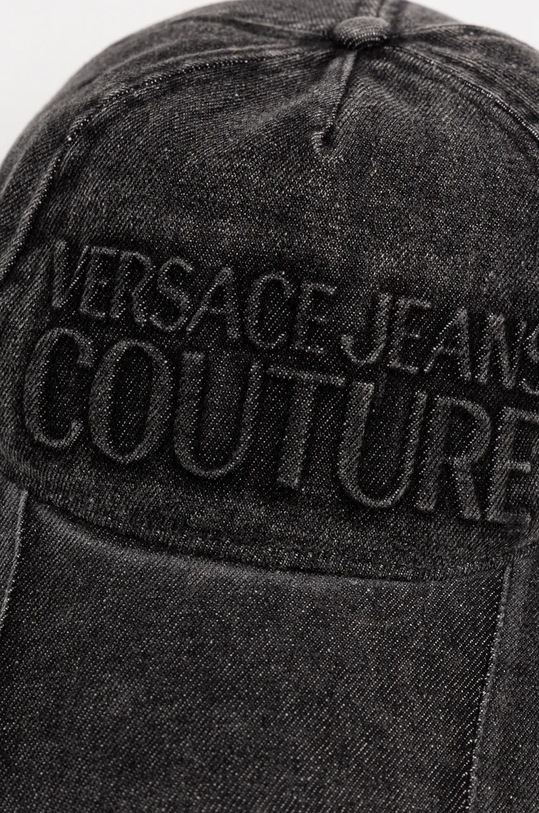 Versace Jeans Couture czapka jeansowa czarny 77GAZK46.ZG302