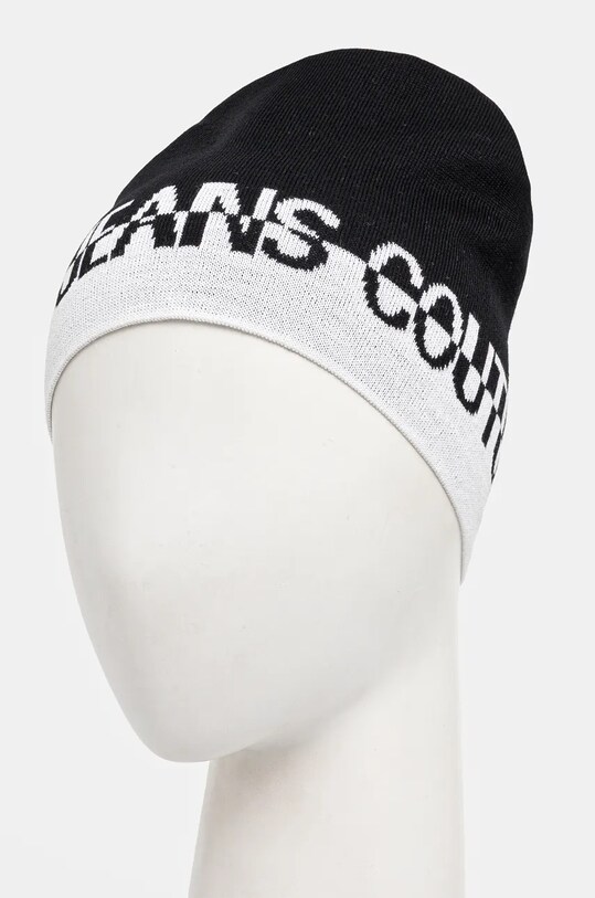 Versace Jeans Couture czapka wełniana 77GAZK57.ZG315 czarny AW24