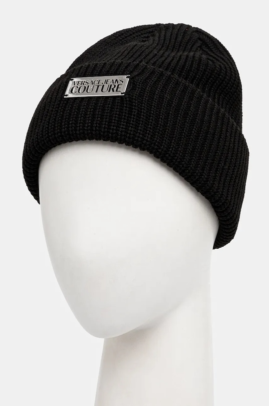 Versace Jeans Couture caciula 77GAZK50.ZG291 negru AW24