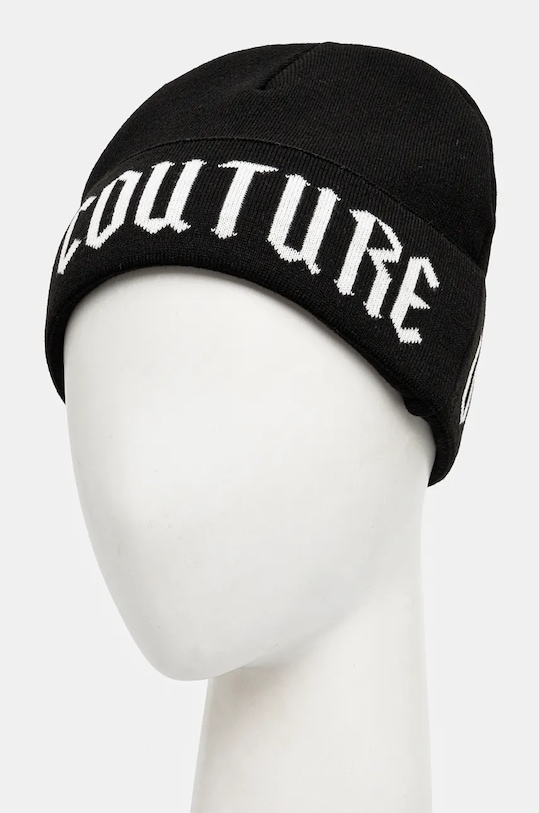 Čiapka Versace Jeans Couture 77GAZK53.ZG289 čierna AW24