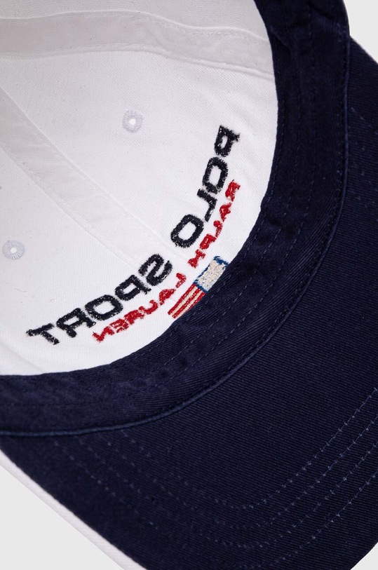 Polo Ralph Lauren czapka z daszkiem bawełniana 710881562 biały