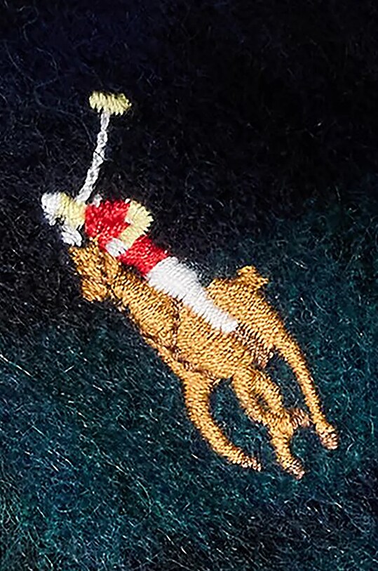 Doplnky Vlnená čiapka a šál Polo Ralph Lauren 449959530 tmavomodrá