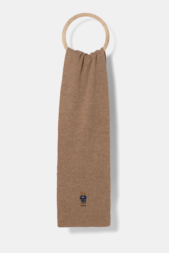 Dodaci Kapa i šal s dodatkom vune Polo Ralph Lauren 449959532 smeđa