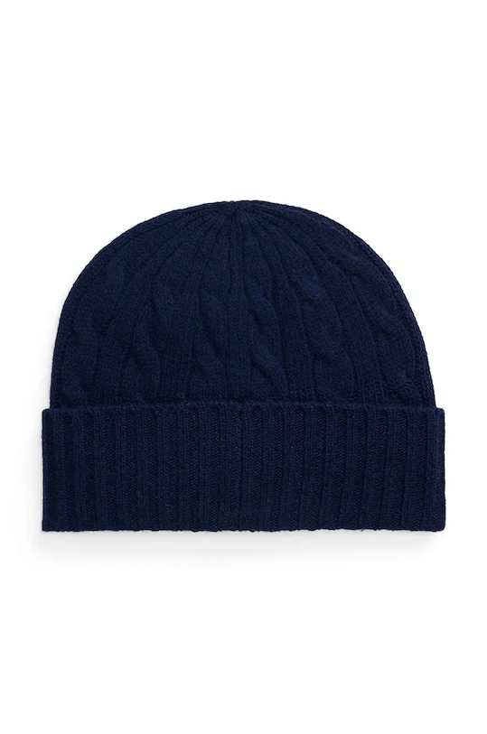 Μάλλινο σκουφί Polo Ralph Lauren 449959346 σκούρο μπλε AW25