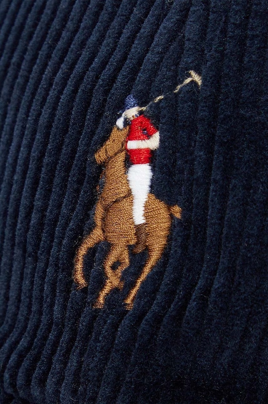 Бавовняна бейсболка Polo Ralph Lauren чорний 710847175