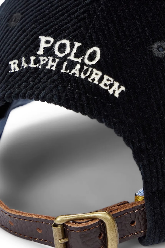 Αξεσουάρ Βαμβακερό καπέλο του μπέιζμπολ Polo Ralph Lauren 710847175 μαύρο
