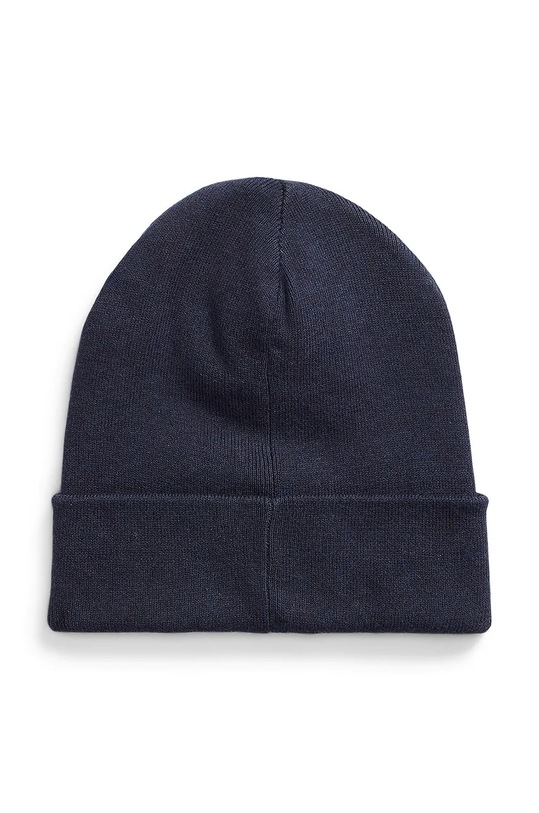 Памучна шапка Polo Ralph Lauren 710886138 тъмносин AW24