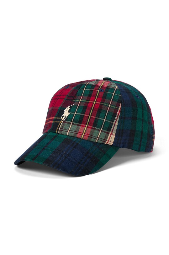 Βαμβακερό καπέλο του μπέιζμπολ Polo Ralph Lauren βαμβάκι πολύχρωμο 710950604