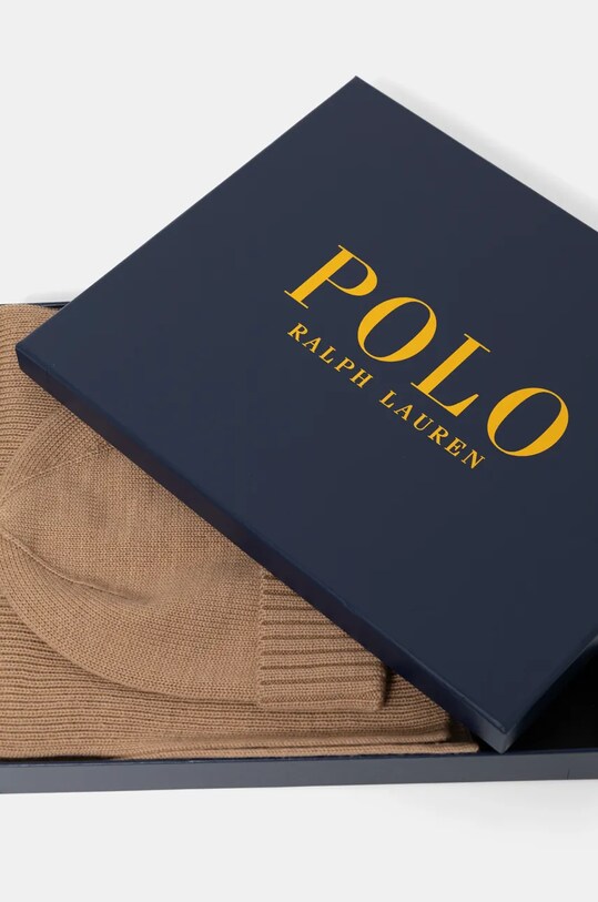 Шерстяная шапка и шарф Polo Ralph Lauren 710951146
