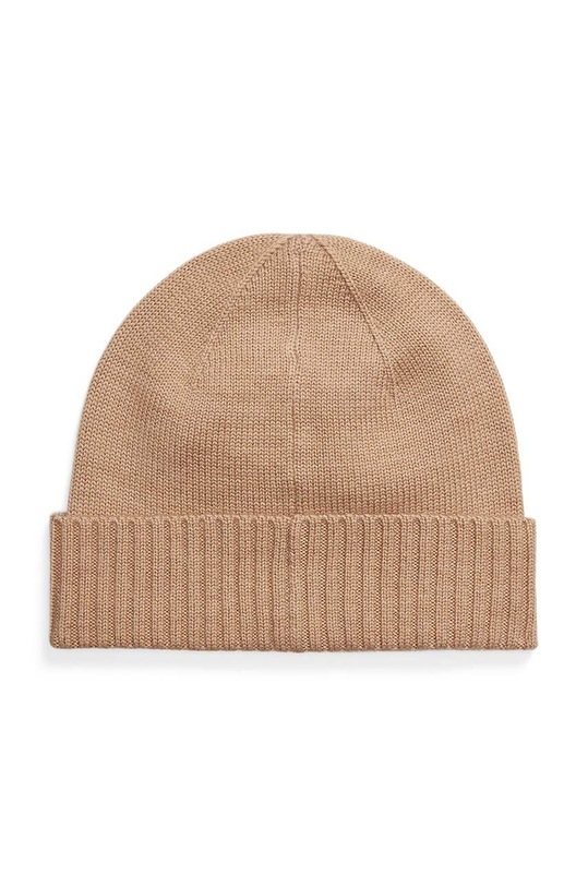 Vlnená čiapka Polo Ralph Lauren 710886137 hnedá AW24