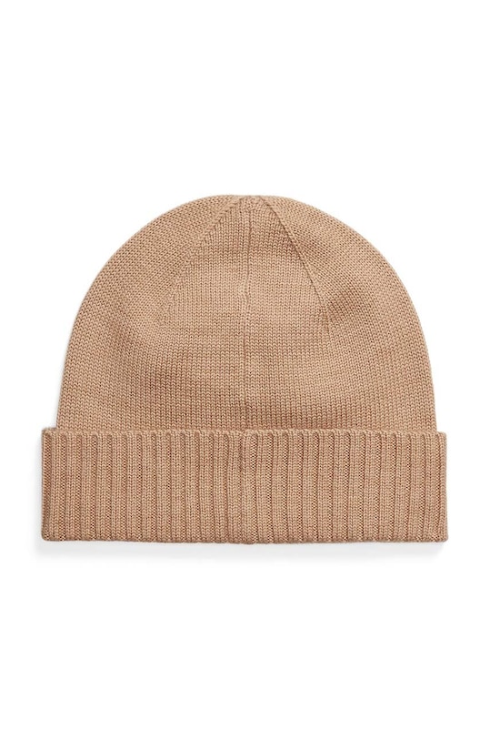 Vlněná čepice Polo Ralph Lauren 710886137 hnědá AW24