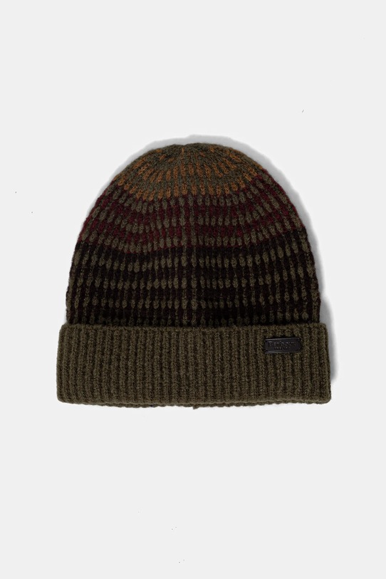 Barbour czapka i szalik MGS0089 zielony AW25