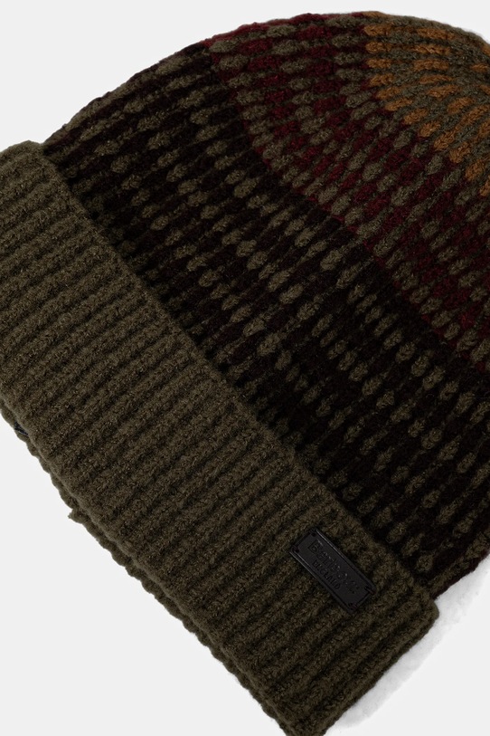 Barbour czapka i szalik MGS0089 zielony