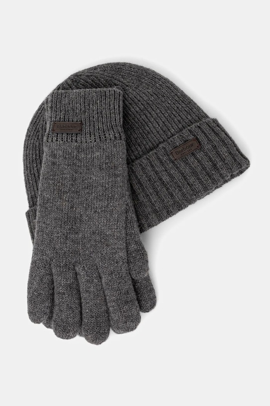 Barbour komplet wełniany szary MGS0091