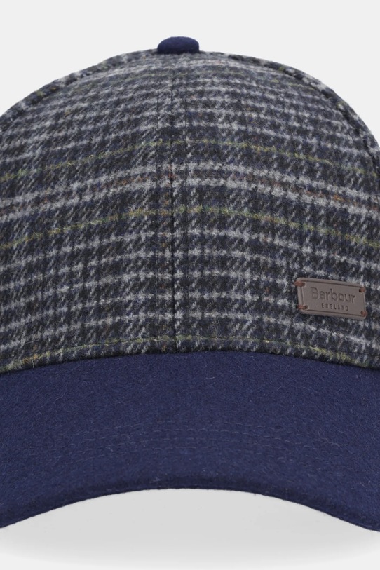 Barbour czapka z daszkiem wełniana MHA0867 granatowy AW25