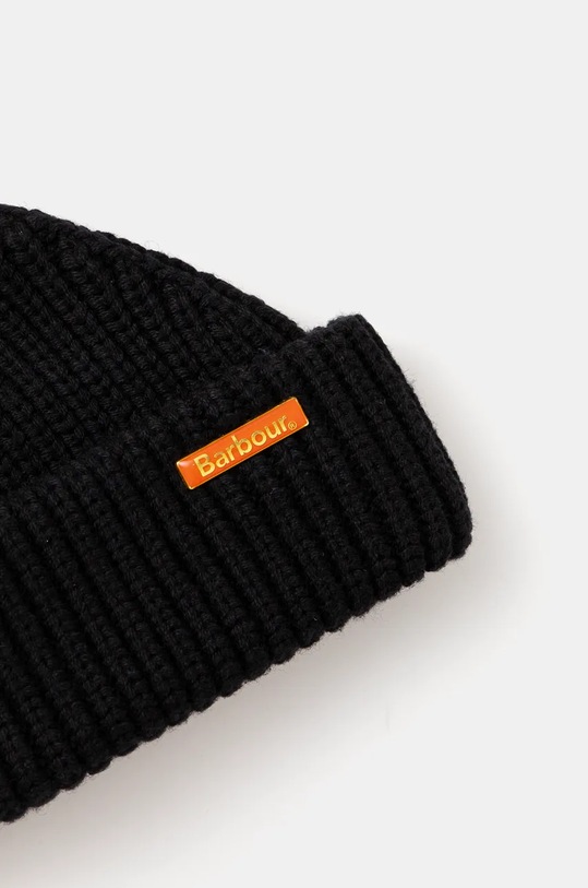 Αξεσουάρ Σκουφί από μείγμα μαλλιού Barbour MHA0879 μαύρο