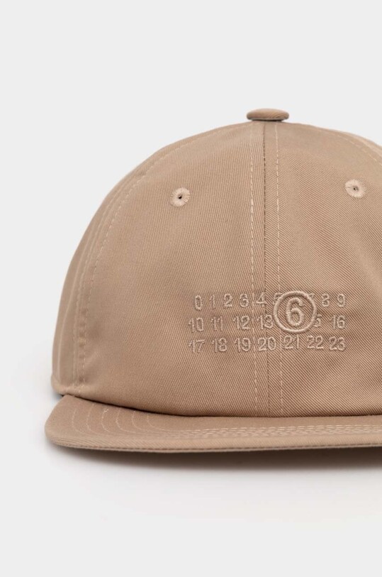 Šiltovka MM6 Maison Margiela SH0TC0002.S78611 béžová AW24