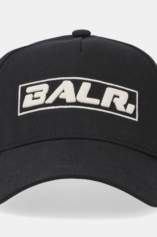 BALR. czapka z daszkiem bawełniana The Club B6110.1070 czarny AW24