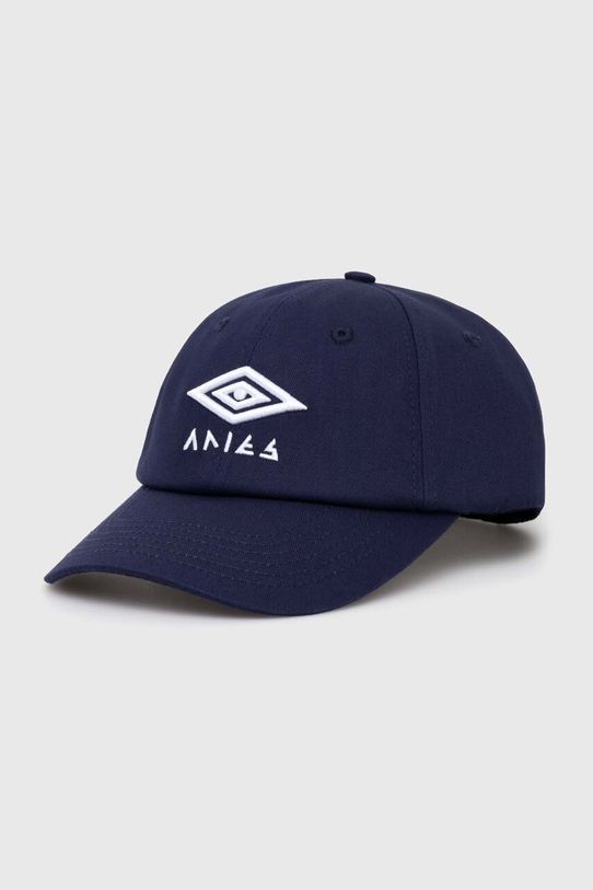 Aries cotton baseball cap Aries x Umbro Eye Cap applique blue UM90000.03
