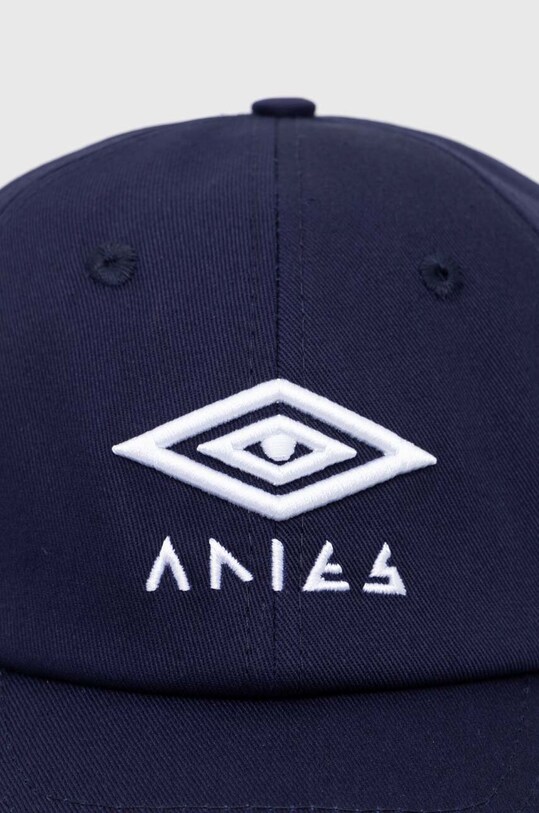 Pamučna kapa sa šiltom Aries Aries x Umbro Eye Cap UM90000.03 plava AW24