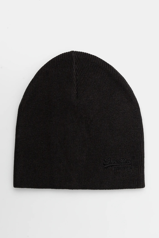 Bavlněná čepice Superdry bavlna černá M9010184A.02A