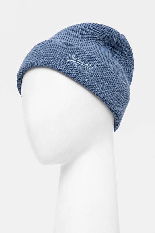Бавовняна шапка Superdry M9010184A.9EJ блакитний AW24
