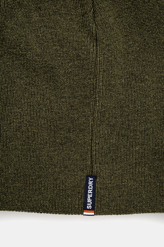 Akcesoria Superdry czapka bawełniana M9010184A.B6T zielony