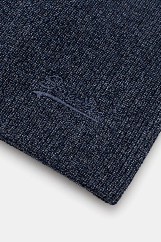Superdry caciula din bumbac M9010184A.C2P bleumarin AW24
