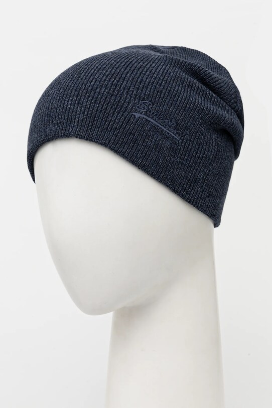 Accesorii Superdry caciula din bumbac M9010184A.C2P bleumarin