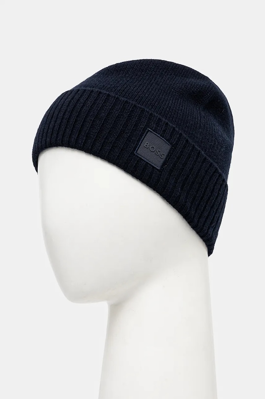 Boss Orange caciula de lana 50522447 bleumarin NC25