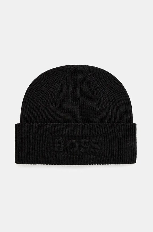 Шапка Boss Orange тонкий чёрный 50524197