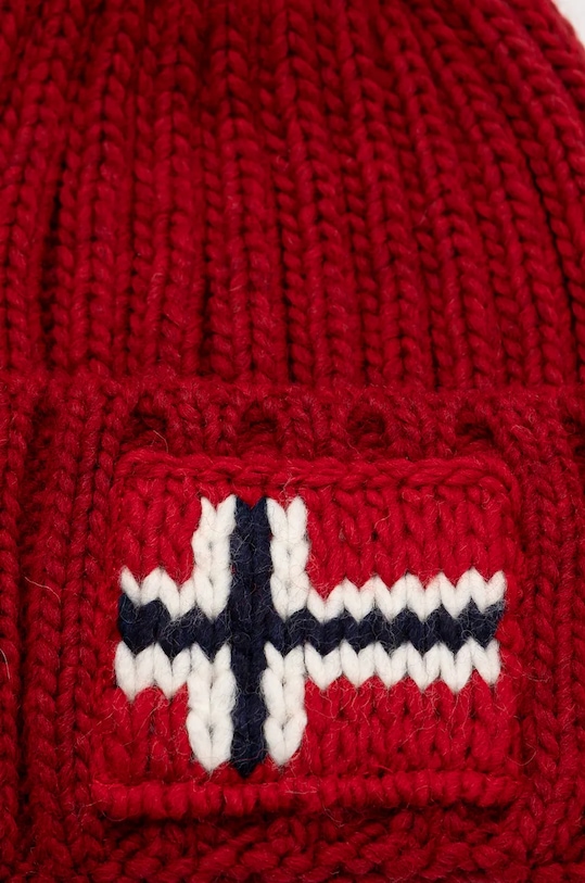 Kapa s dodatkom vune Napapijri Semiury 5 NP0A4GKBR061 crvena AW24