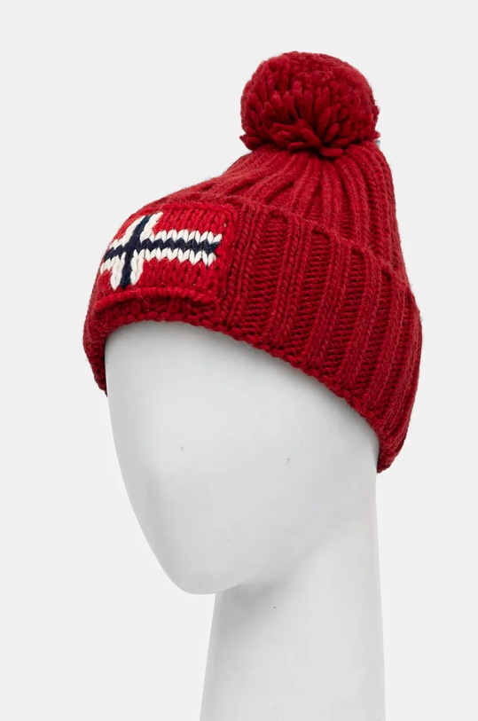 Dodaci Kapa s dodatkom vune Napapijri Semiury 5 NP0A4GKBR061 crvena