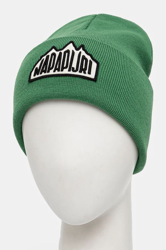 Napapijri beanie F-Mountain 2 NP0A4HXLG1T1 green AW24