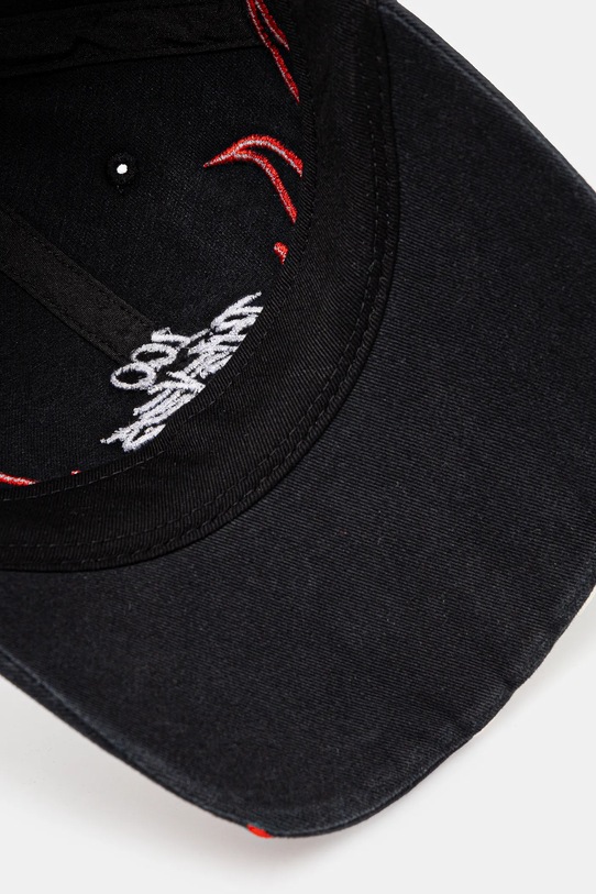 Памучна шапка с козирка adidas Originals 100T Cap JE0319.M черен