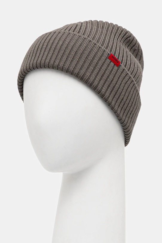 HUGO căciulă de lână 50524570 gri AW25