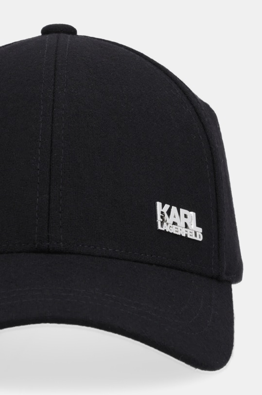 Vlněná kšiltovka Karl Lagerfeld 544121.805622 černá AW24