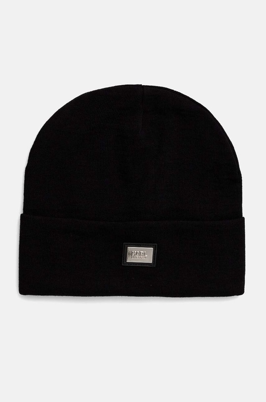 Karl Lagerfeld caciula de lana uni negru 544321.805601