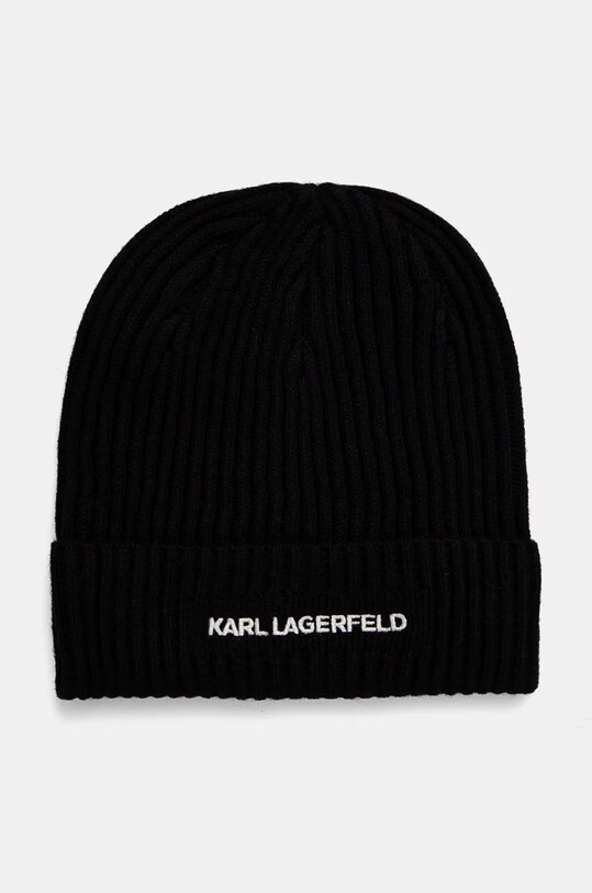 Шапка Karl Lagerfeld бавовна чорний 544305.805601